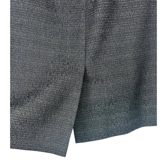 Kasper Womens Time to Shine Black/White Sparkle Suit Set Size 14P - Picture 16 of 16